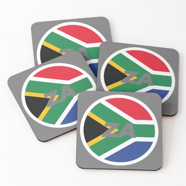 Item preview, South Africa | Round Flag With Country Code designed and sold by CarlosAlberto.