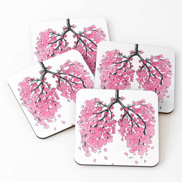 Item preview, Sakura Hanahaki lungs (on white) designed and sold by arterialmotive.