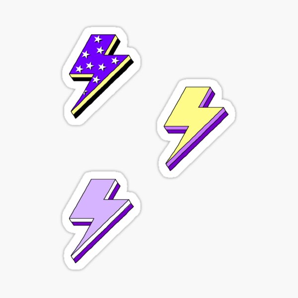 LSU Lightning Pack Sticker