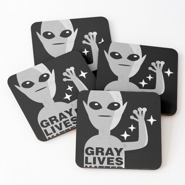 Item preview, Gray Lives Matter Alien gift design, Extraterrestrial design print designed and sold by Lisbob.