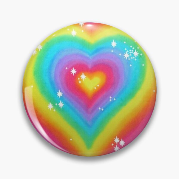 Item preview, y2k rainbow heart designed and sold by xojulia.