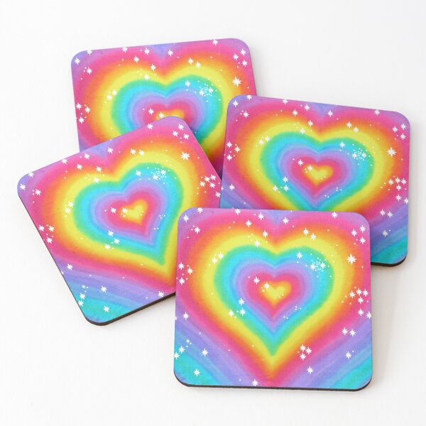 Item preview, y2k rainbow heart designed and sold by xojulia.