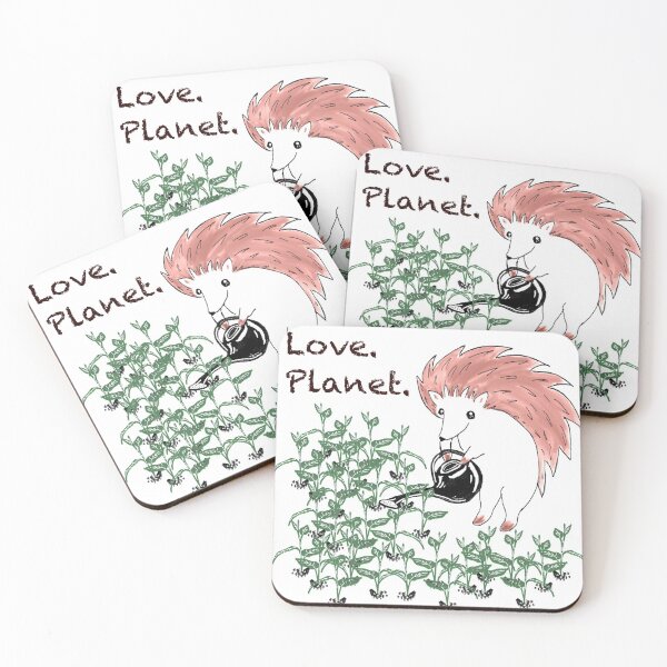 Item preview, Love Planet Hedgehog Watering Plant designed and sold by MANUMONY.