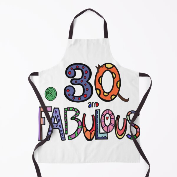 Aperçu de l'œuvre 30 et fabuleux joyeux 30e anniversaire créée et vendue par zanydoodles.