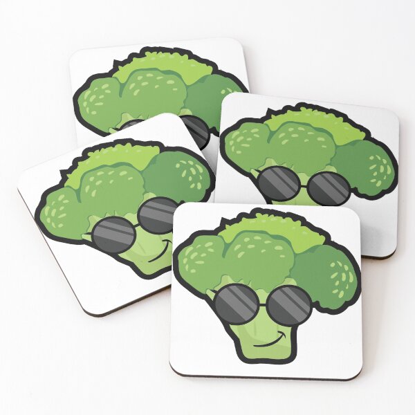 Item preview, Cool broccoli wearing Sunglasses designed and sold by Soumita.