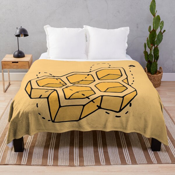 Item preview, Honeycomb Bee Illustration designed and sold by murialbezanson.