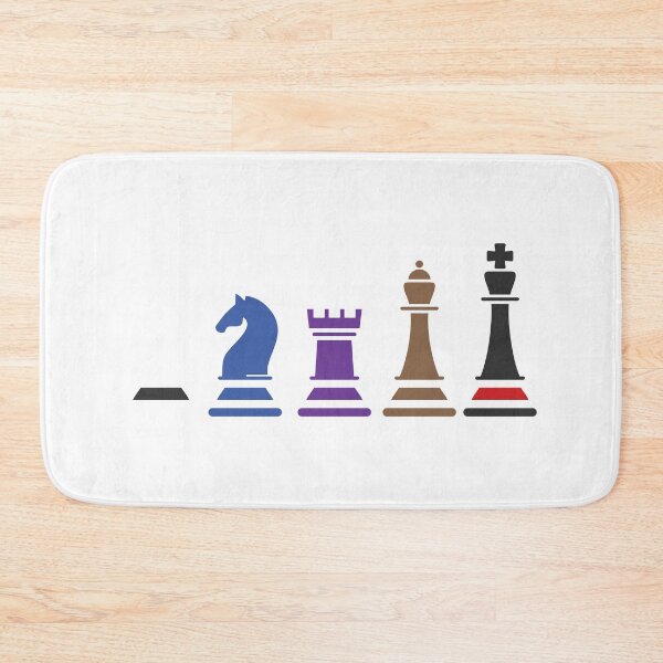 Item preview, BJJ Brazilian Jiu Jitsu Funny Chess Pieces Gift Design print designed and sold by Lisbob.
