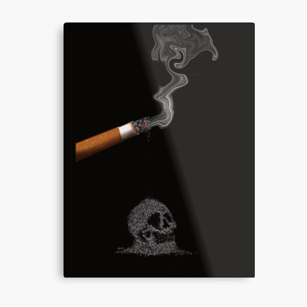 Smoking Kills Metal Print