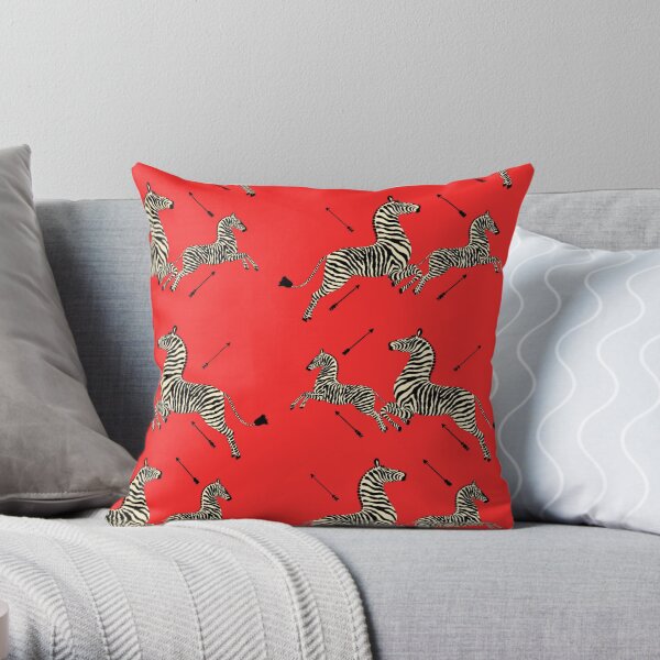 The Tenenbaums Zebra! Throw Pillow