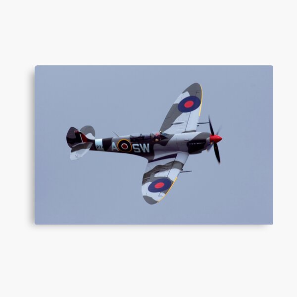 Spitfire flypast Canvas Print