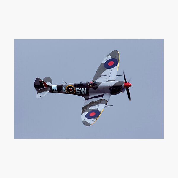 Spitfire flypast Photographic Print