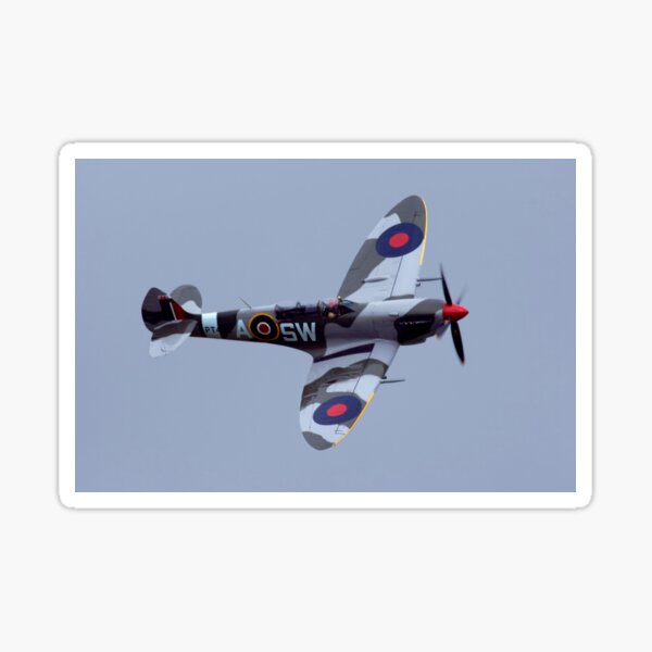 Spitfire flypast Sticker