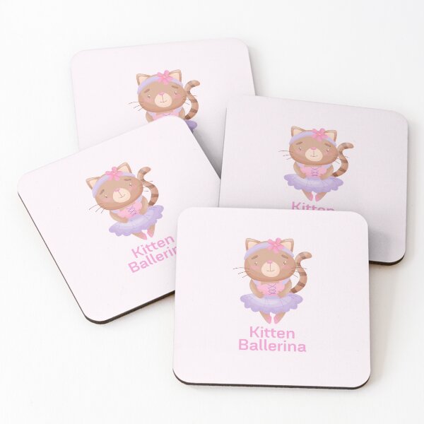 Item preview, Kitten Ballerina designed and sold by AtarangiDesigns.