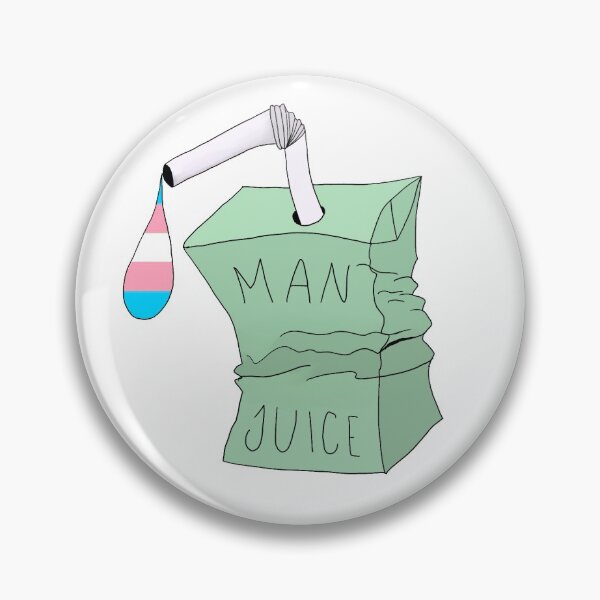 Item preview, Man juice: trans pride designed and sold by Wrennyn Pendragon.