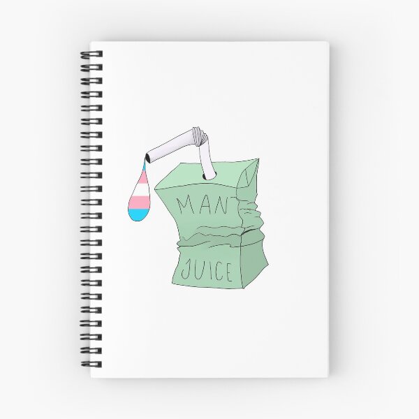 Item preview, Man juice: trans pride designed and sold by Wrennyn Pendragon.
