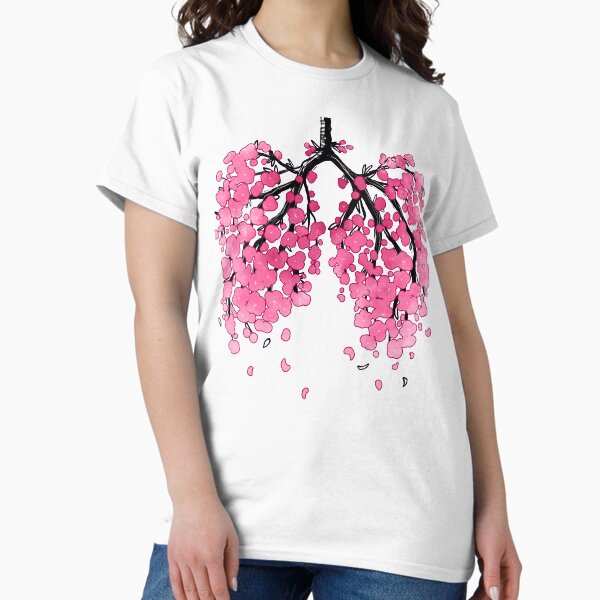 Item preview, Sakura Hanahaki lungs (on white) designed and sold by arterialmotive.