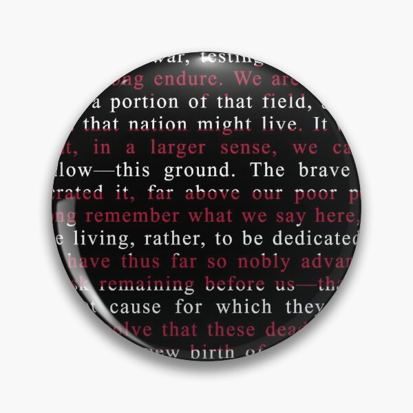 Item preview, Gettysburg Address designed and sold by PClaudius.