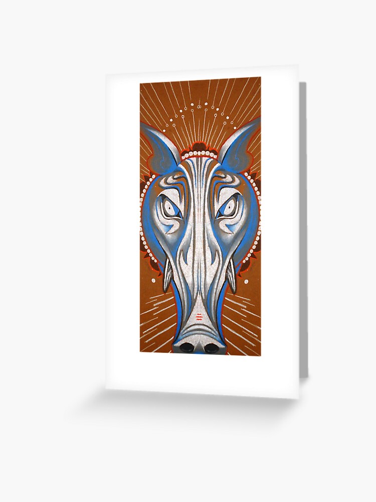 blue boar totem. blue boar totem.