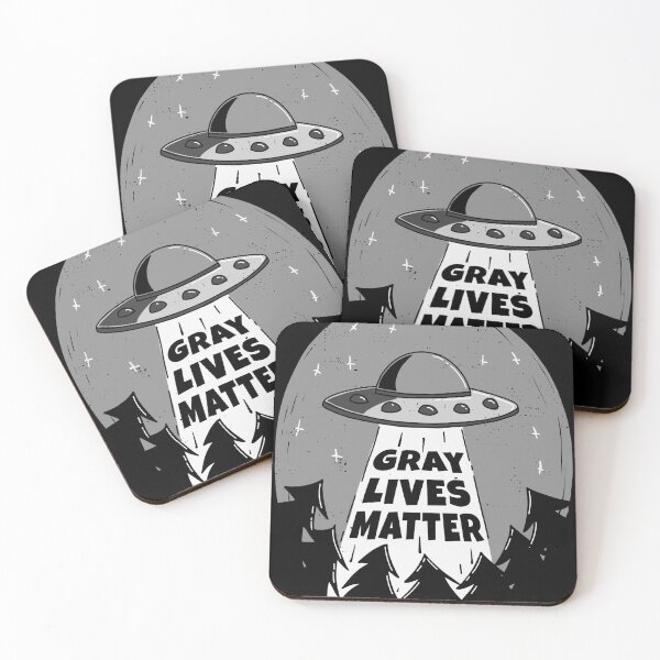 Item preview, Gray Lives Matter Alien gift design, Extraterrestrial design print designed and sold by Lisbob.