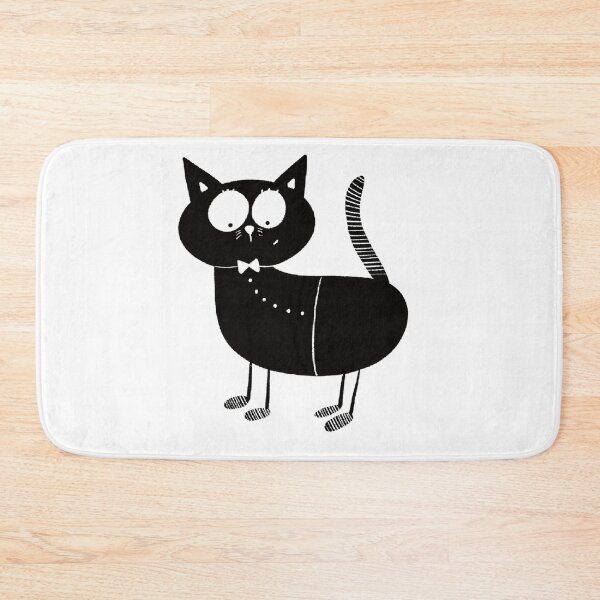 Item preview, Black and white cat nr3 designed and sold by KateCrafts.