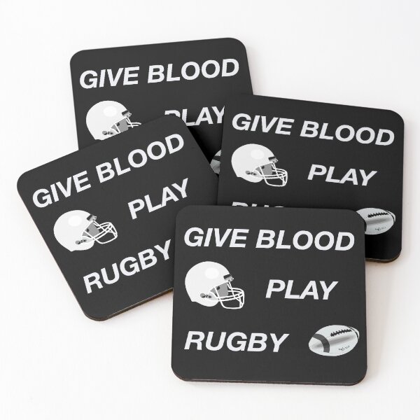 Item preview, Rugby Humor Give Blood Play Rugby Funny quote designed and sold by nuz2.