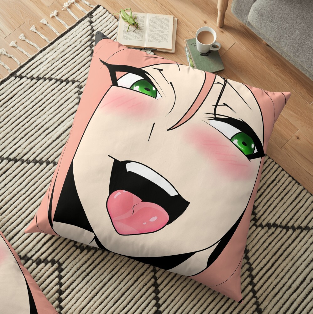 Anime Ahegao Floor Pillow