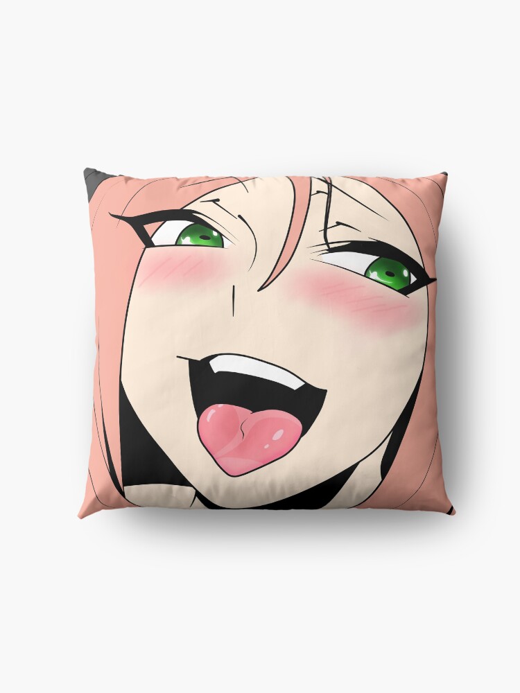 Alternate view of Anime Ahegao Floor Pillow