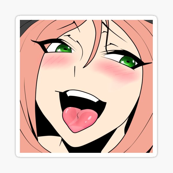 Anime Ahegao Sticker