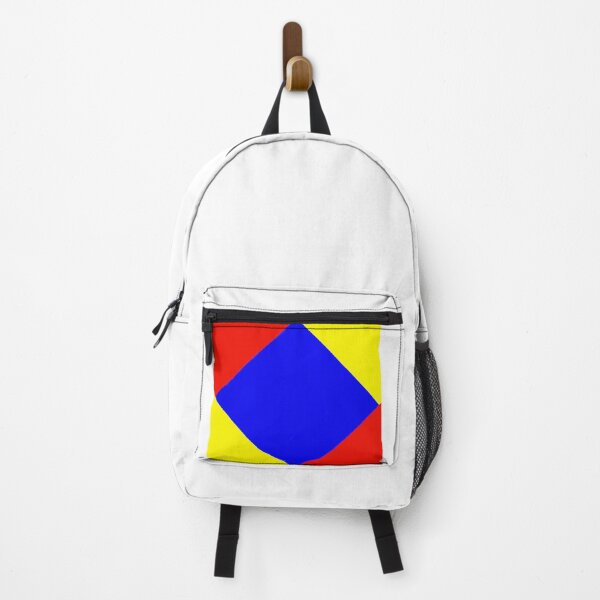 primary color block backpack