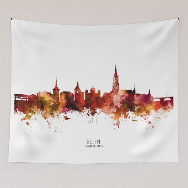 Item preview, Bern Switzerland Skyline designed and sold by ArtPrints.