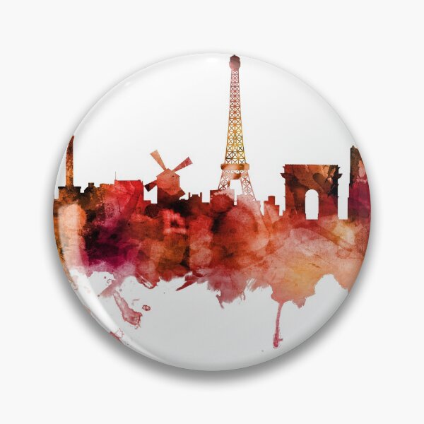 Item preview, Paris France Skyline designed and sold by ArtPrints.