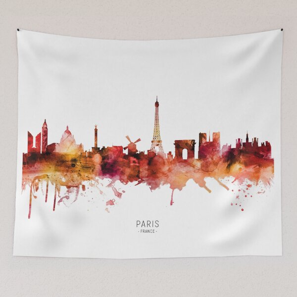 Item preview, Paris France Skyline designed and sold by ArtPrints.