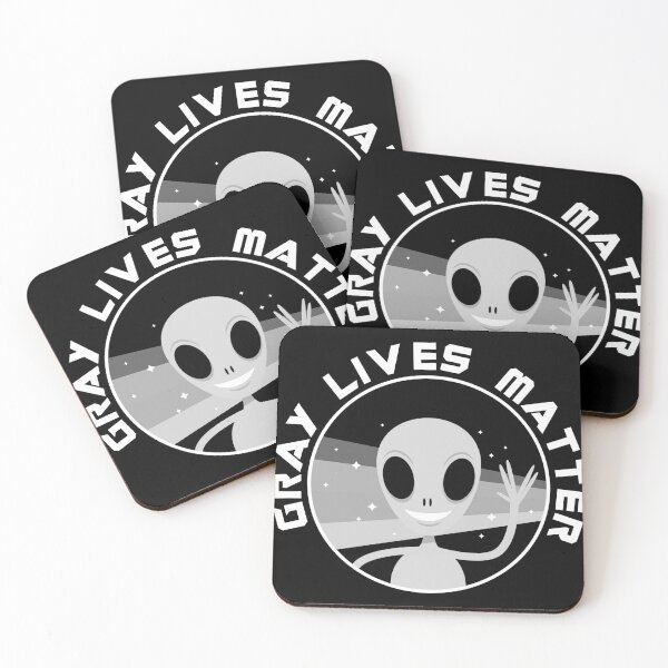 Item preview, Gray Lives Matter Alien gift design, Extraterrestrial design design designed and sold by Lisbob.