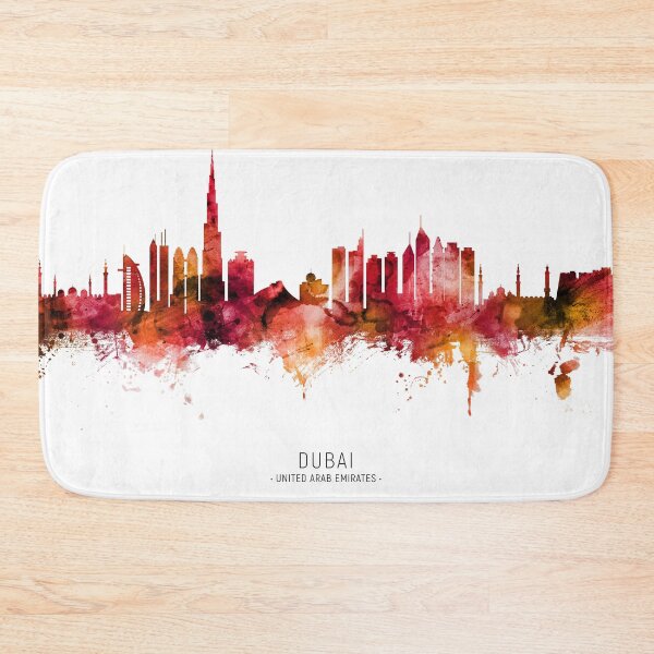 Aperçu de l'œuvre Dubai Skyline créée et vendue par ArtPrints.
