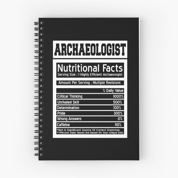 Item preview, Archaeologist Nutritional Facts: Archeology designed and sold by NeXore.