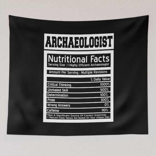 Item preview, Archaeologist Nutritional Facts: Archeology designed and sold by NeXore.