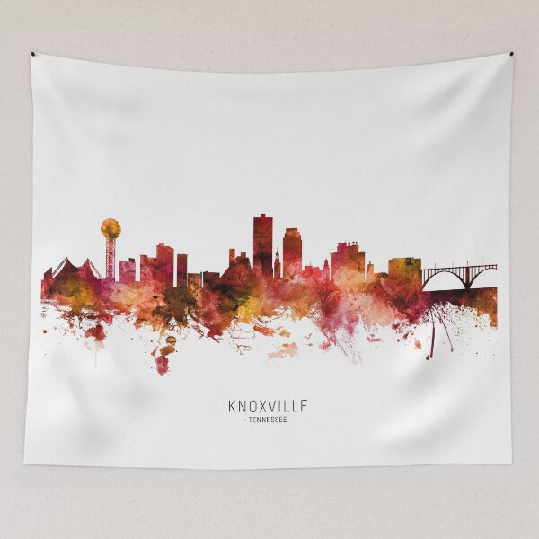 Item preview, Knoxville Tennessee Skyline designed and sold by ArtPrints.