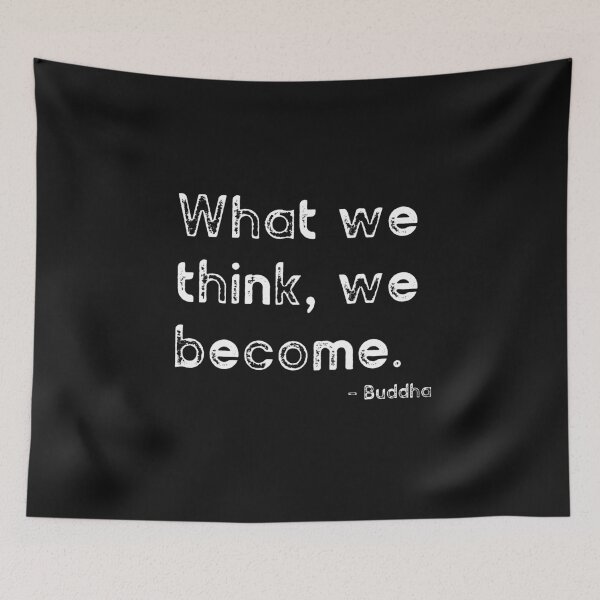 Item preview, What we think, we become - Buddha designed and sold by MohitJain1109.