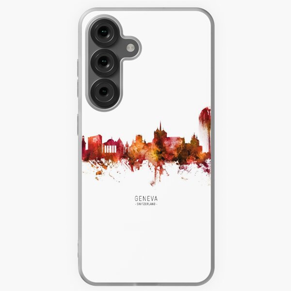Item preview, Geneva Switzerland Skyline designed and sold by ArtPrints.
