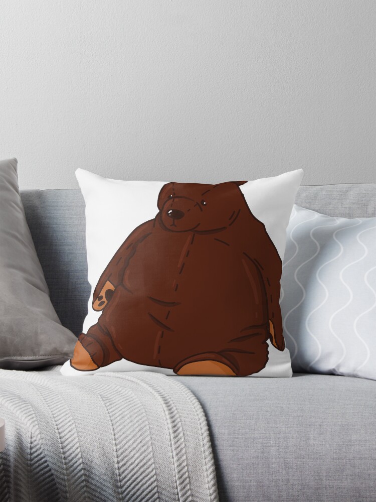 Djungelskog Ikea Bear Cartoon Pillow for Sale by ellabirch Redbubble