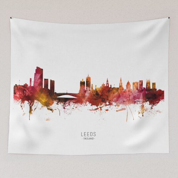 Item preview, Leeds England Skyline designed and sold by ArtPrints.