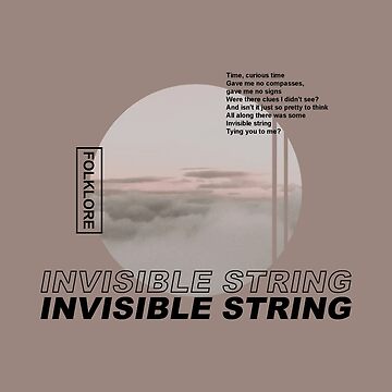 Artwork thumbnail, Invisible String Lyrics by kacper0623