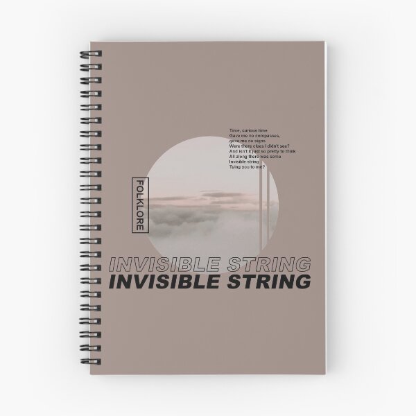 Item preview, Invisible String Lyrics designed and sold by kacper0623.