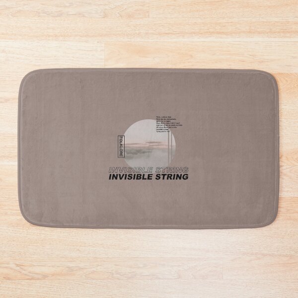 Item preview, Invisible String Lyrics designed and sold by kacper0623.