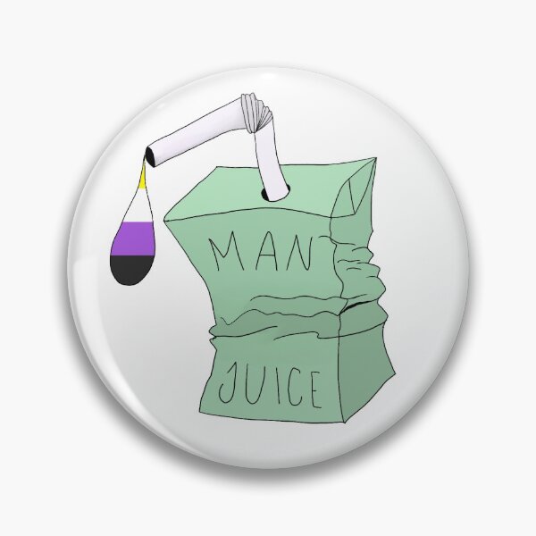 Item preview, Man juice: nonbinary pride designed and sold by Wrennyn Pendragon.
