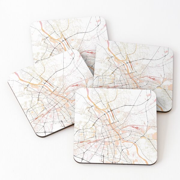 Item preview, Warsaw Poland Street Map Color designed and sold by IvonDesign.