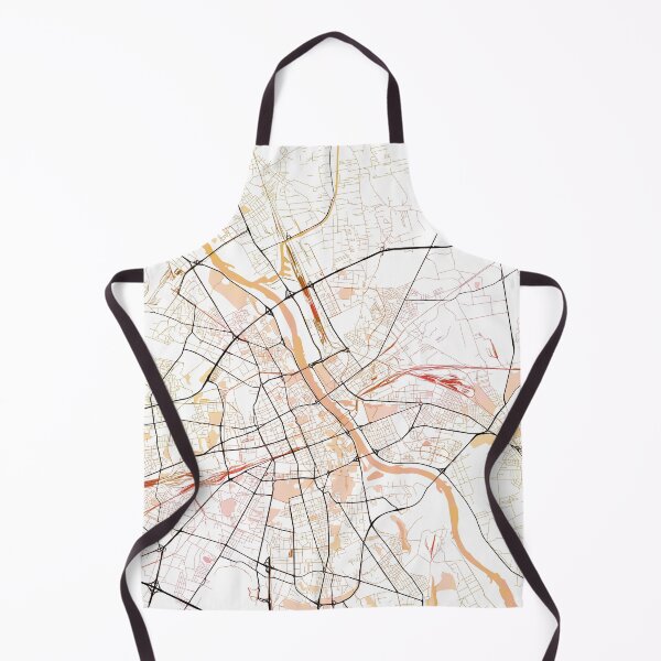 Item preview, Warsaw Poland Street Map Color designed and sold by IvonDesign.