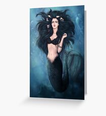 Mermaid Grußkarte