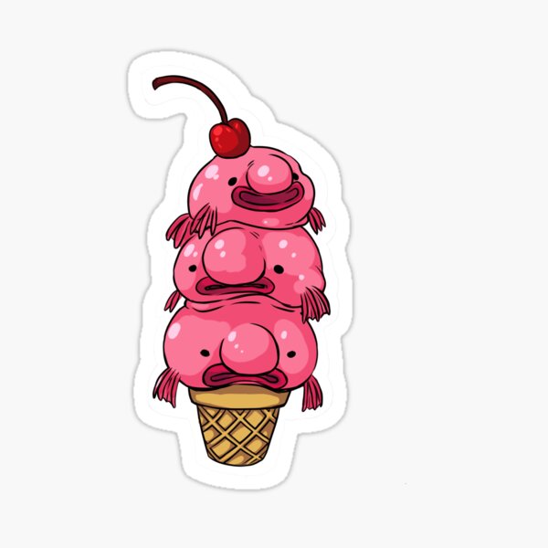Blobfish Sweeties Sticker