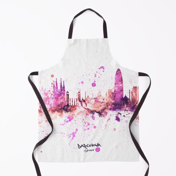 Item preview, Barcelona Spain Skyline designed and sold by ArtPrints.